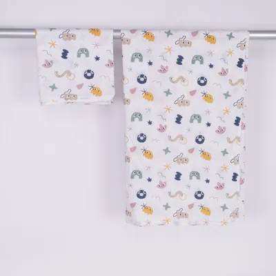 Bäddset (Vit, Flerfärgad) från Topolino