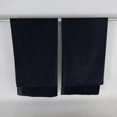 Rod pocket curtain (Blue) from IKEA