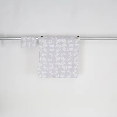 Parure de lit (Gris, Blanc) de Stark Baby Coton