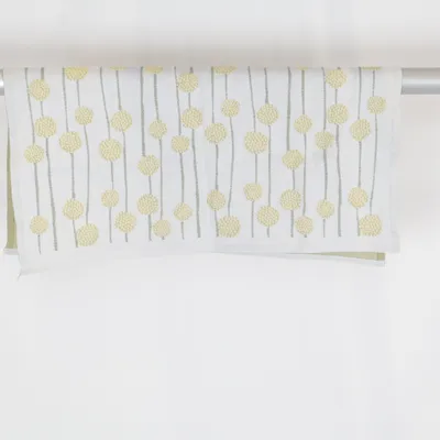 Bordsduk (Vit, Gul, Grön) från Ekelund Bomull