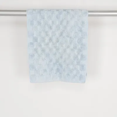 Badrumsmatta (Blå) från Åhléns Bomull, Polyester, Viskos