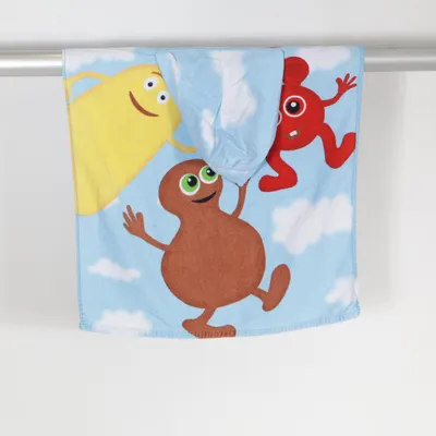 Bath cape (Blue, Multicolored) from Babblarna Cotton