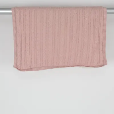 Couverture de bébé (Blanc, Rose) de Tu Coton, Polyester