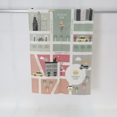 Legemåtte (Grøn, Hvid, Flerfarvet) fra H&M Home Bomuld