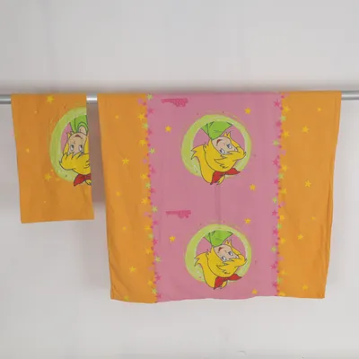 Bed set (Pink, Orange, Yellow) from Herding Cotton