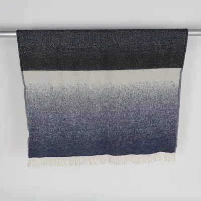 Plaid (Bleu, Blanc) de Design Lina Johansson Laine