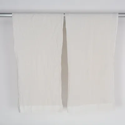 Gordijn aan roede (Beige) van H&M Home Katoen, Linnen
