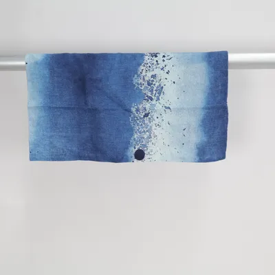 Kussensloop (Blauw, Wit) van Marimekko Linnen