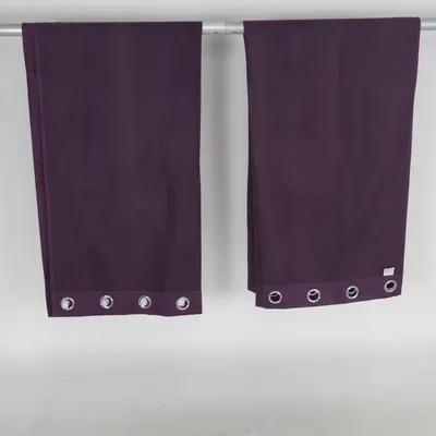Eyelet curtain (Purple) from Home Sweet Home Polyester