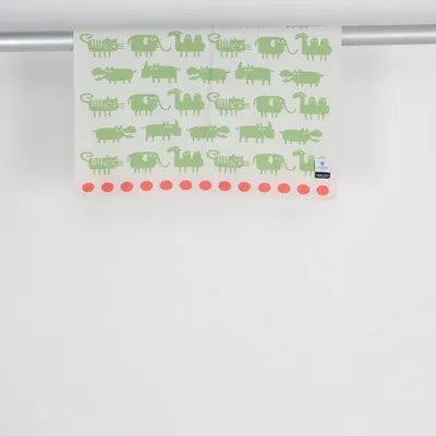 Baby blanket (Green, White, Multicolored) from Klippan Organic cotton