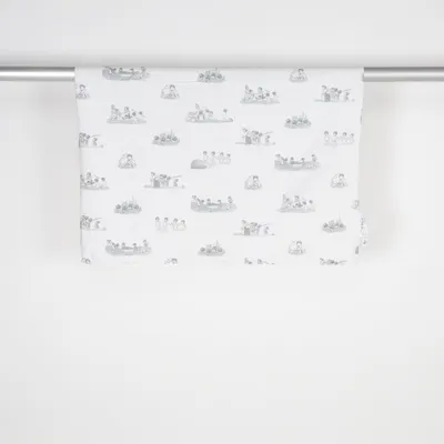 Duvet cover (White, Gray) from Elsa Beskow Cotton