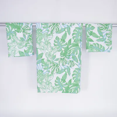 Bäddset (Grön, Blå, Vit)