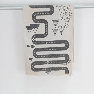 Tapis de jeu (Beige, Gris) de Oyoy Coton