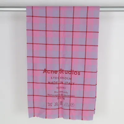 Halstørklæde (Pink, Lilla) fra Acne Studios Uld