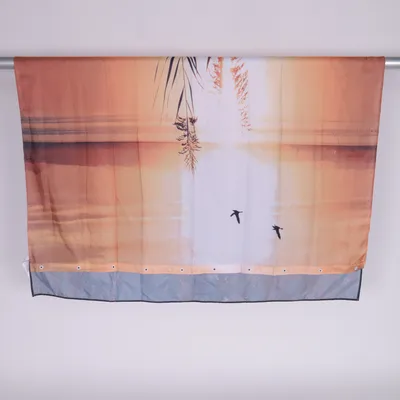 Shower curtain (Blue, Orange, Multicolored) from Jysk Polyester