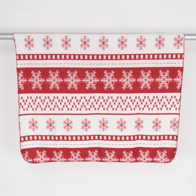 Filt (Röd, Vit) Polyester