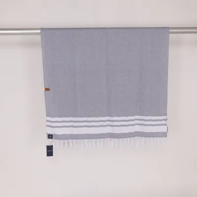 Badlakan (Blå, Vit) från Vinga Bomull