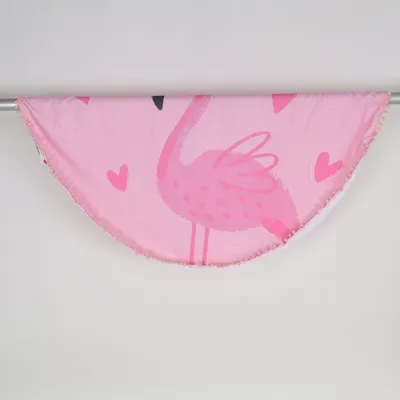 Serviette de plage (Rose, Blanc) de Home & You Polyester