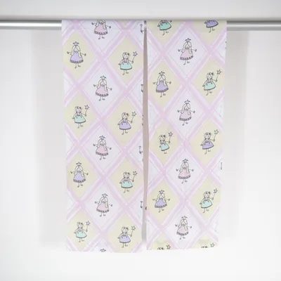 Rideau passe tringle (Jaune, Rose, Blanc) de Textilgruppen Coton