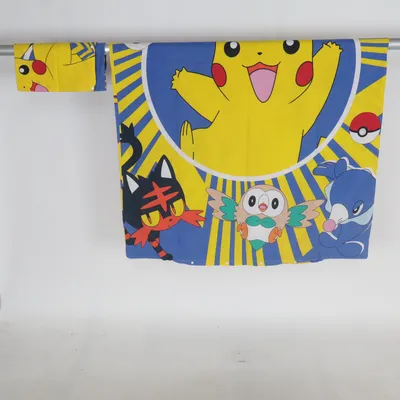 Sengesæt (Blå, Gul, Rød, Hvid) fra Pokémon Bomuld