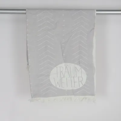 Filt (Lila, Vit) från Räder Akryl, Bomull