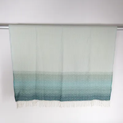 Plaid (Blauw, Groen, Wit) van Klippan Wol