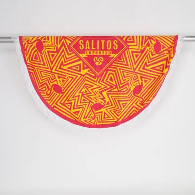 Strandmat (Rood, Geel, Wit) van Tedi Katoen