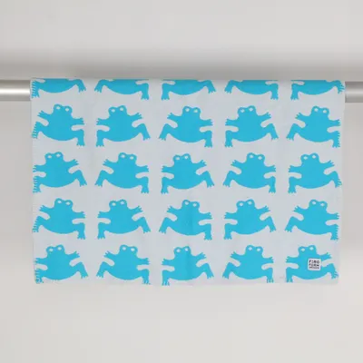 Couverture de bébé (Bleu, Blanc) de Färg & Form Coton