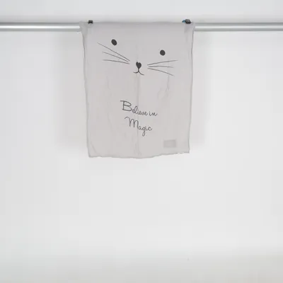 Couverture de bébé (Gris) de Frank & Poppy Bambou, Coton