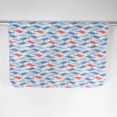Filt (Vit, Blå, Röd) från Queen Anne Polyester