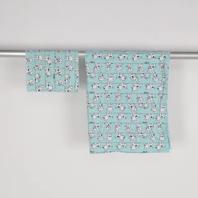 Dekbedset (Blauw, Wit, Zwart) van Borås Katoen