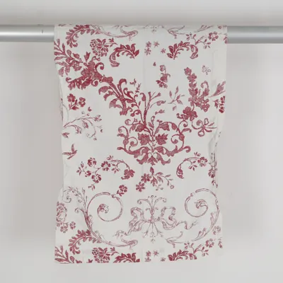 Löpare (Vit, Röd) från Linen & More Bomull