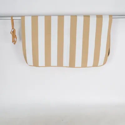 Beach towel (Beige, White) from H&M Home Polyester, Polyurethane