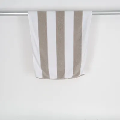 Badehåndklæde (Hvid, Brun) fra H&M Home Bomuld