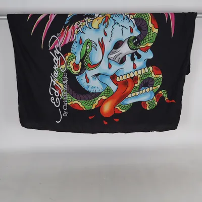 Dekbedovertrek (Zwart, Meerkleurig) van Ed Hardy by Christian Audigier Katoen