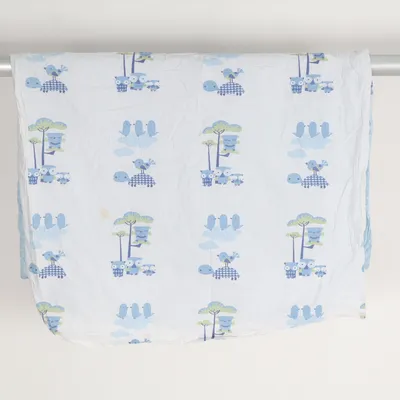 Dekbedovertrek (Blauw, Wit, Meerkleurig) van Kids Concept Katoen