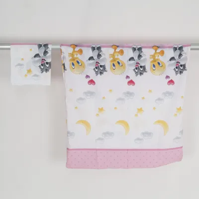 Parure de lit (Rose, Blanc, Multicolore) de Baby Looney Tunes Coton