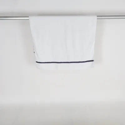 Bath towel (White, Blue) from Room Cotton