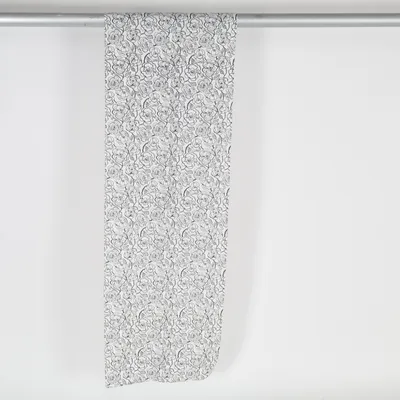 Table runner (White, Black) from Kardelen Cotton, Linen