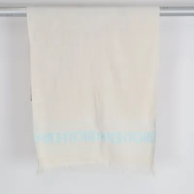 Badehåndklæde (Beige, Blå) fra Biotherm Bomuld