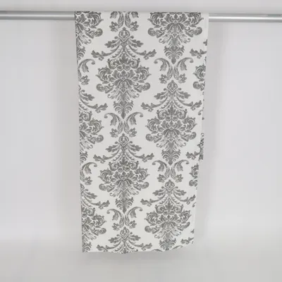 Tafelkleed (Grijs, Wit) van Kosta Linnewäfveri