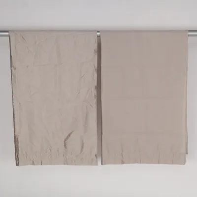 Rideau passe tringle (Beige) de Jotex Polyester