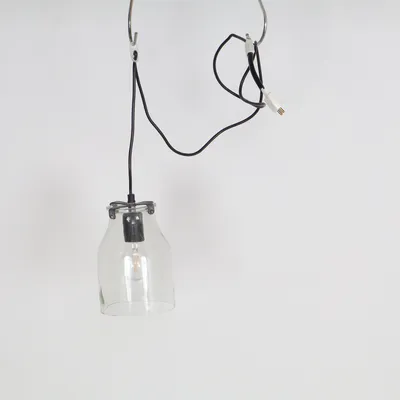 Taklampa (Transparent, Svart)