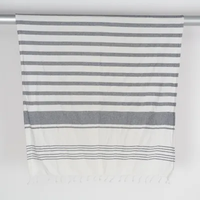 Strandlaken (Blauw, Wit) van SunSurf Katoen