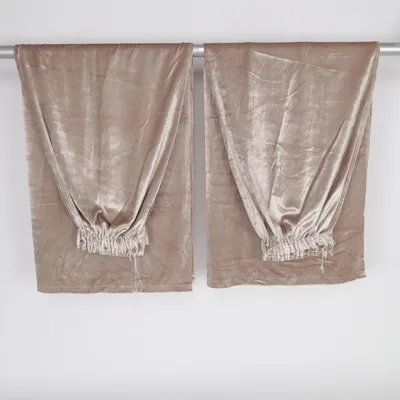 Plooigordijnen (Beige) van Ellos Polyester