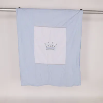 Couverture de bébé (Bleu, Blanc) de Klupp Coton