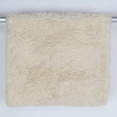 Ryatæppe (Hvid) fra H&M Home Bomuld, Uld