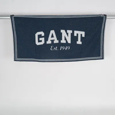 Strandhandduk (Blå, Vit) från GANT Bomull