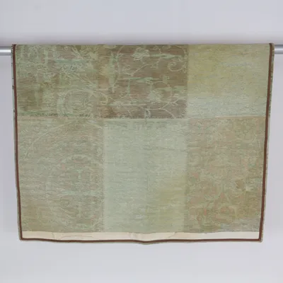 Kortluggad matta (Grön, Beige, Brun)