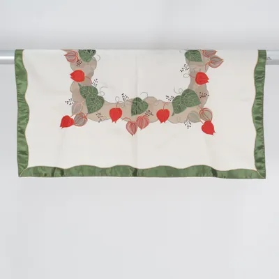 Nappe de table (Blanc, Vert, Rouge) de Rico Design Polyester